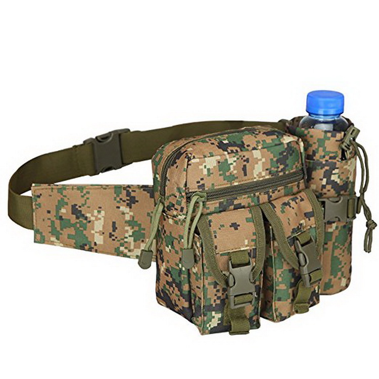 Custom Fashion Running Waist Bag and Waterproof Fanny Pack With Detachable Water Bottle