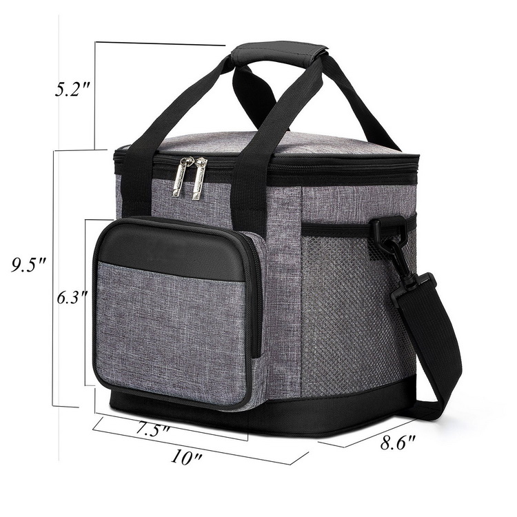 Leakproof 24 Can Soft Tote Cooler Bags With Removable Strap Insulated Material 2019