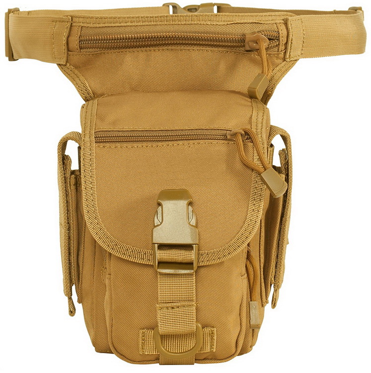 Custom military tactical tool fanny thigh pack drop leg bag for motorcycle
