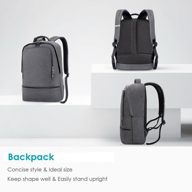 Simple Mens Laptop Bag Waterproof 900D Backpack For School And Business