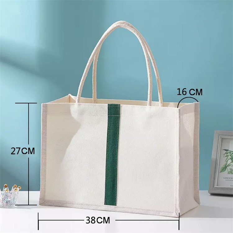 Promotion Wholesale Environmental Protection Shoulder Printed Logo Canvas Tote Bag