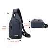 Canvas Sling Chest Bag/Sport Crossbody Shoulder Sling Bag