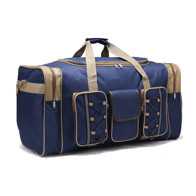 Men Large Travel Duffel Bag For Hiking Sports With Polyester Adjustable Shoulder Strap