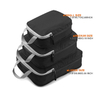 Nylon Travel Luggage Organizers Clothing Compression Packing Cubes 3 set S+M+L
