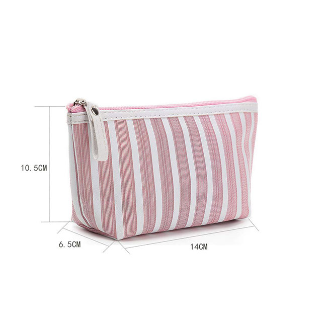 Fashionable Cosmetic Makeup Bag With Zipper For Bridal Party