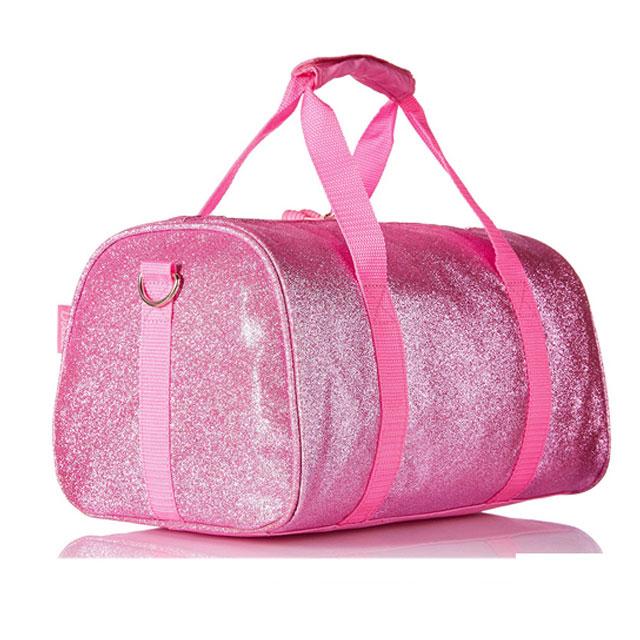 Stylish Shining Waterproof Small Sports Gym Duffle Travel Bag For Womens